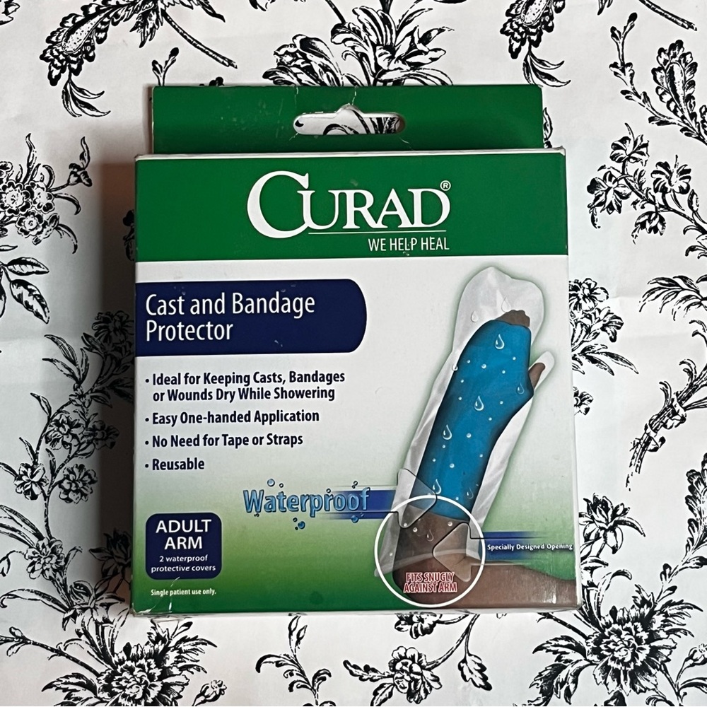 New 2 pack cast and bandage protector. Ideal for use in shower to keep cast dry